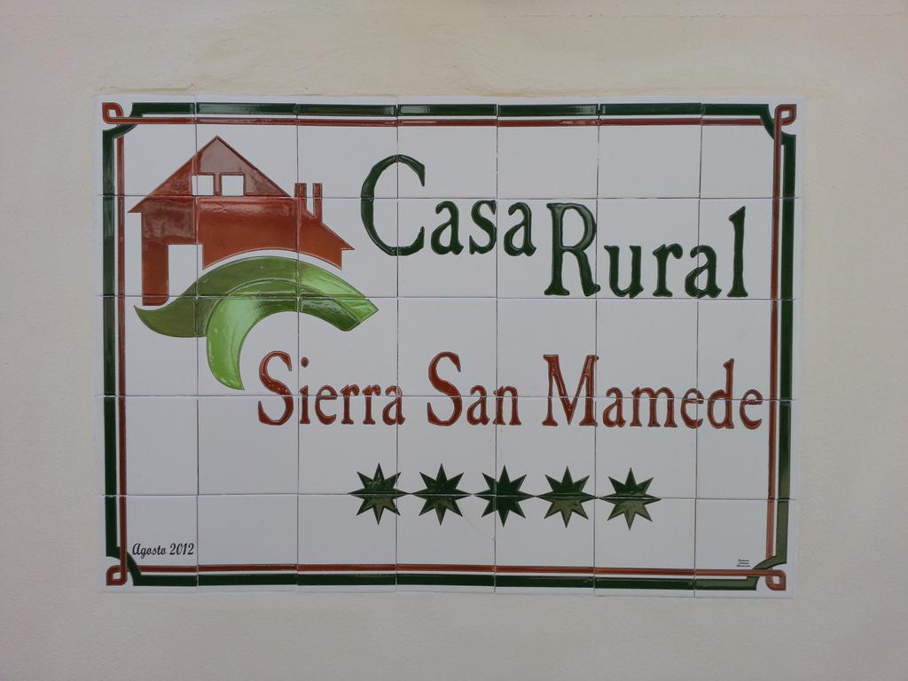 Casa Rural Sierra San Mamede La Codosera Exterior foto